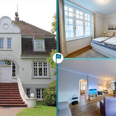 Wyk auf Föhr Villa Friedericia, Wohnung 3-Hochparterre Links מראה חיצוני תמונה