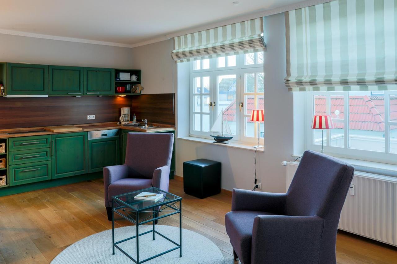 Wyk auf Föhr Villa Friedericia, Wohnung 3-Hochparterre Links מראה חיצוני תמונה