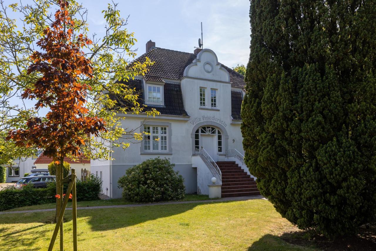 Wyk auf Föhr Villa Friedericia, Wohnung 3-Hochparterre Links מראה חיצוני תמונה